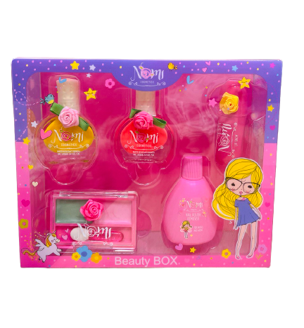 Children's Cosmetic Set NOMI Beauty Box No. 6 - 5 items Nail Polish No. 18