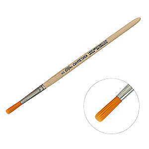 Synthetic Brush Round No. 5 d-5 mm ; L-20 mm wooden handle Calligrata