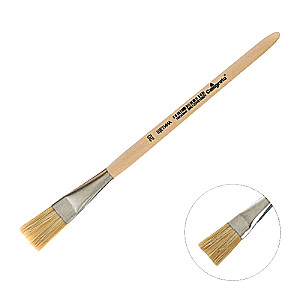 Flat Bristle Brush No. 20 d-20 mm; L-28 mm wooden handle Calligrata