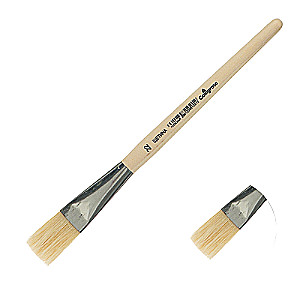 Flat Bristle Brush No. 22 d-22 mm; L-30 mm wooden handle Calligrata