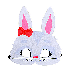 Carnival mask Bunny with a bow