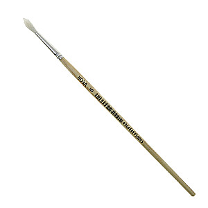 Round Goat Brush No. 5 Wooden Handle
