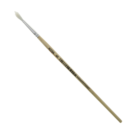 Round Goat Brush No. 5 Wooden Handle