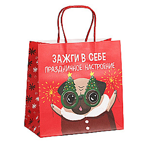 Gift Bag Light It Up Inside, 22 x 22 x 11 cm