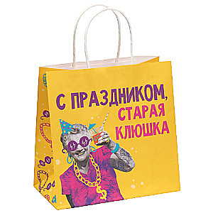 Gift Bag Stick, 22 x 22 x 11 cm