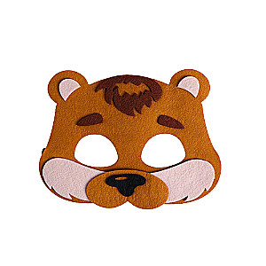 Carnival Mask Bear Cub Felt