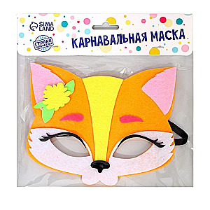Carnival Mask Fox Felt