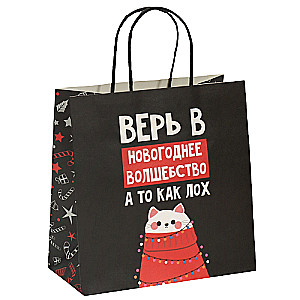 Gift bag Like a fool, 22 x 22 x 11 cm