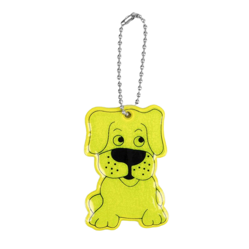 Reflective element dog 6*3.5 cm chain MIX