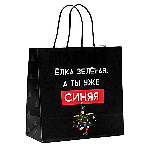 Gift bag Are you already blue, 22x22x11 cm