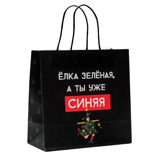 Gift bag Are you already blue, 22x22x11 cm