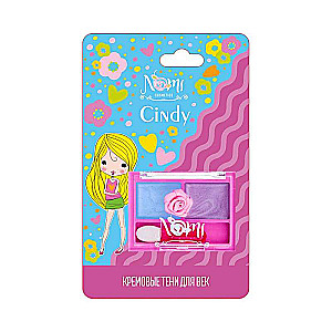 Lily kids cream eyeshadow Cindy 1 pc. blue, 1 pc. lilac