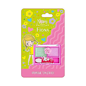 Lily kids cream eyeshadows Fiona 1 pc. green, 1 pc. lilac