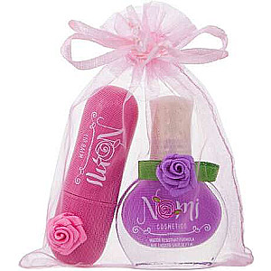 Children's cosmetics set NOMI No.12A - 2 items Bubblegum Lip Balm