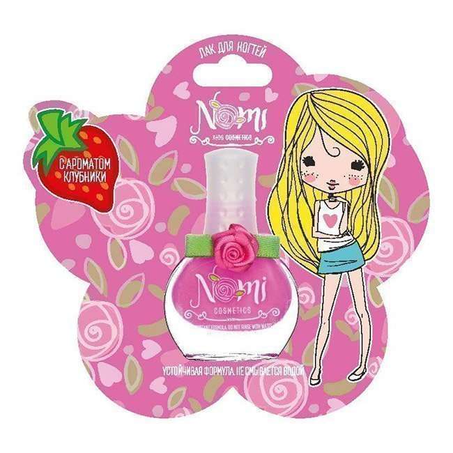 Nomi Strawberry Nail Polish, shade #7 dark pink