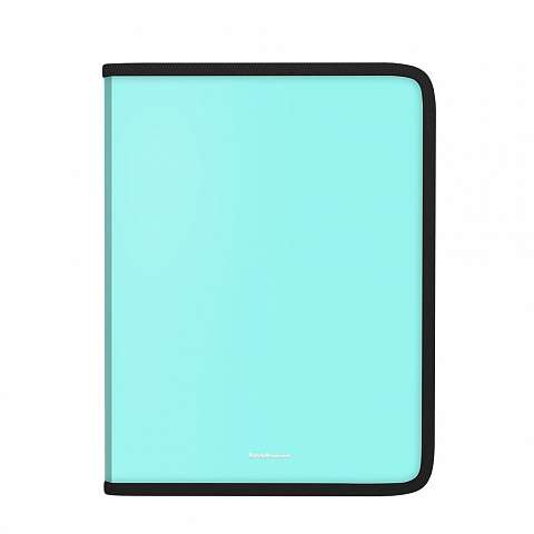 Zipper Folder for Notebooks Plastic ErichKrause® Matt Pastel Mint, A5+