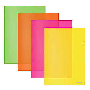 Folder-Corner A4 ERICHKRAUSE Fizzy Neon, Assorted