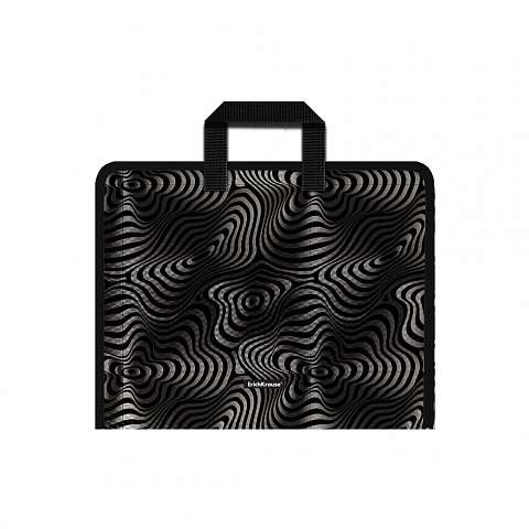 Zipper folder made of plastic with handles ErichKrause® Illusion, A4+