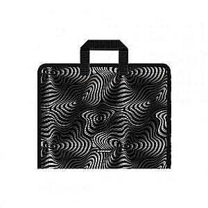 Zipper folder made of plastic with handles ErichKrause® Illusion, A4+