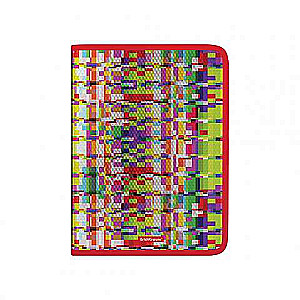 Zipper folder for notebooks, plastic ErichKrause® Random Tetris, A4