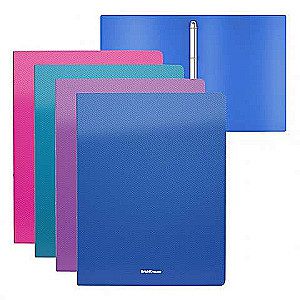 4-ring plastic folder ErichKrause® Diagonal Vivid, 35mm, A4, assorted