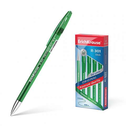 Gelstift ErichKrause® R-301 Original Gel Stick 0.5, Tintenfarbe grün