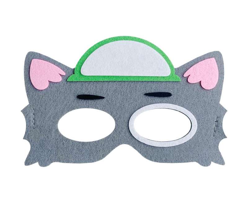 Felt Mask Dog Brigade - Ecologist, size 18 x 12 cm