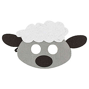 Felt Mask Sheep, size 25 x 14 cm