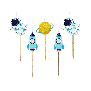 Space Candle Set, 5 pcs