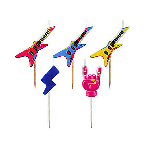Guitars Candle Set, 5 pcs