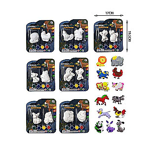 Craft Set - Paint the Plaster Figures Kingdom of Animals