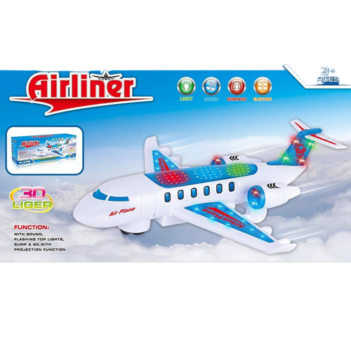 AIRLINER airplane with sound and light effects