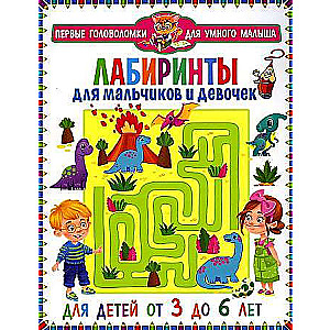 Maze for Boys and Girls. For Children Aged 3 to 6 Years