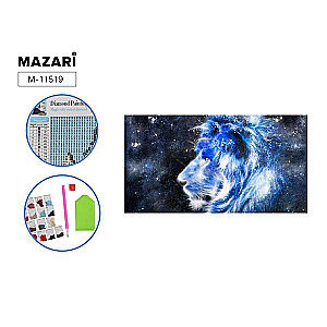 Diamond Mosaic STAR LION, layout size 20x25 cm