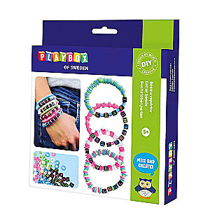 PLAYBOX Creative Set, Letter Beads Neon