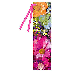 Cardboard Bookmark for Books GENTLE BOUQUET