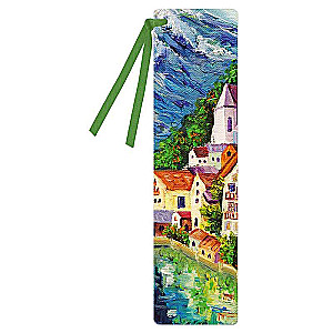 Cardboard bookmark for books LANDSCAPE