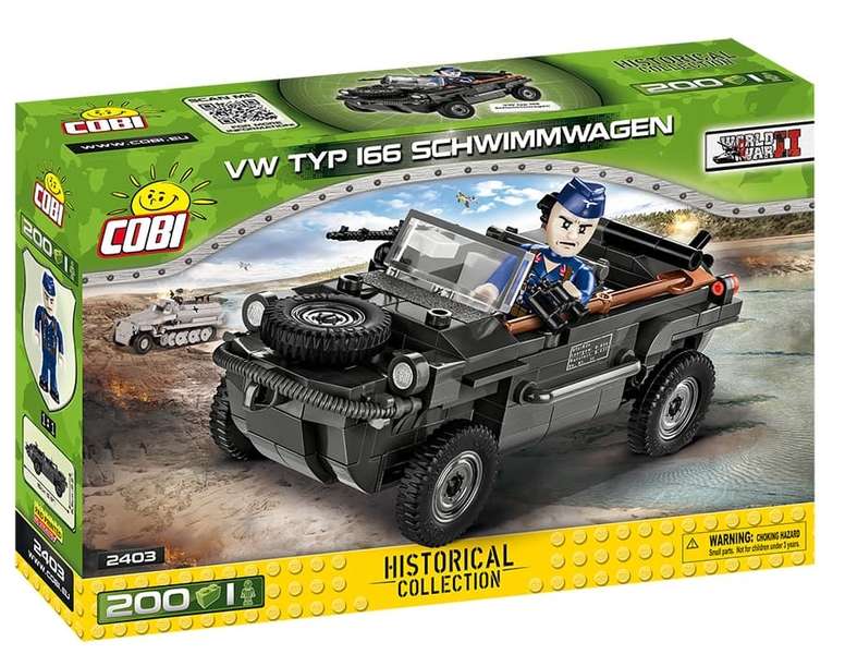 Constructor - COBI VW Type 166 Schwimmwagen, 200 parts