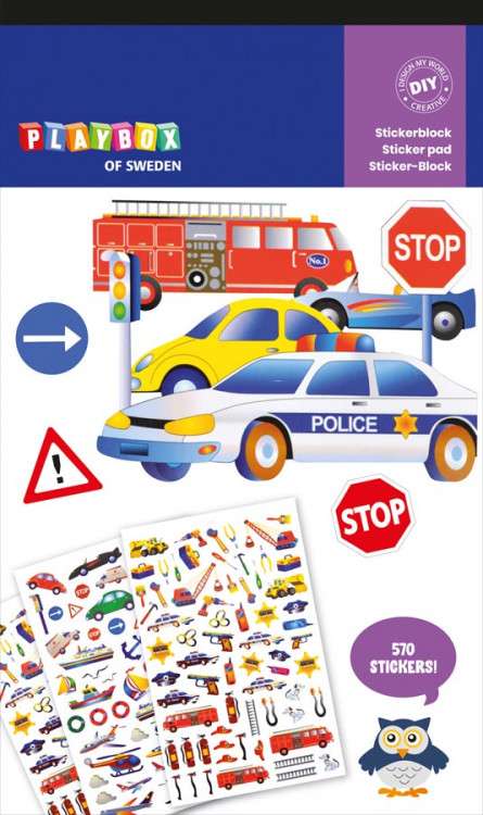 Stickers 570 pcs. Transport