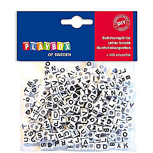 Alphabet Beads 6.5 mm 300 pcs.