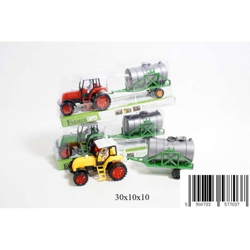 Tractor with a tank