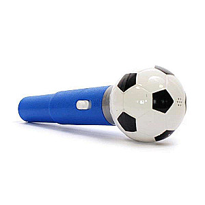 Musical toy - football with a microphone