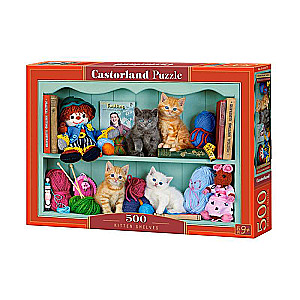 Puzzle Kitten Shelves 500 pcs