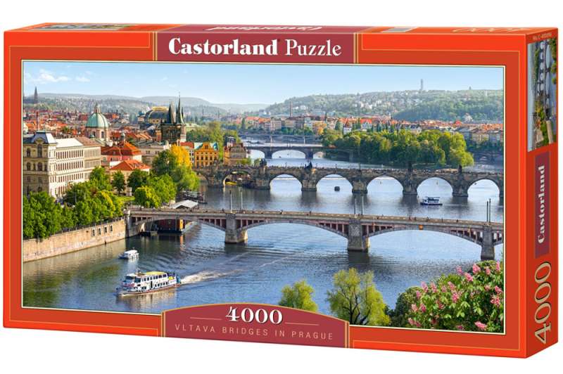 Puzzle Vltava Bridges in Prague 4000 pcs.