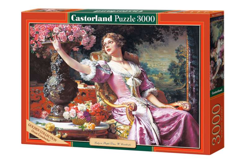Puzzle Copy of Lady in Purple Dress, W.Czachórski 3000 pieces