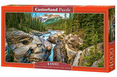 Puzzle Mistaya Canyon, Banff National Park, Canada 4000 pieces.