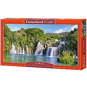 Puzzle 4000 CASTORLAND Krka Waterfalls, Croatia