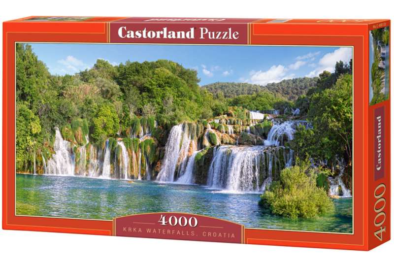 Puzzle 4000 CASTORLAND Krka Waterfalls, Croatia
