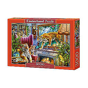 Puzzle 3000 CASTORLAND Tigers Coming to Life