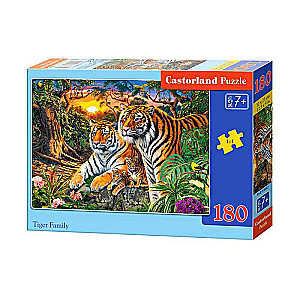 Puzzle Family of Tigers 180 pieces
